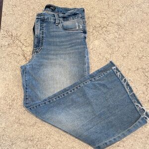 Kut From The Kloth Fab Ab Cropped Wide Leg Jeans (Meg). 24” inseam